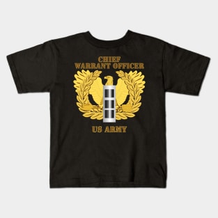 Emblem - Warrant Officer - CW3 Kids T-Shirt